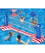 10.4&#39; Pool Volleyball Set - Upgraded Inground Pool Volleyball Net &amp; Bask... - £61.46 GBP