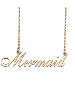 Mermaid Custom Name Necklace Personalized for Mother's Day Christmas Gift - $15.99