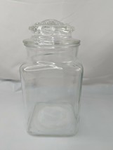 Glass Candy Dish Covered Lid About 9.5 Inch Tall - $21.95