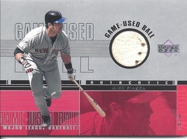 2001 Upper Deck Game Ball 2 Mike Piazza MP Mets - £9.82 GBP