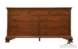 CENTURY FURNITURE Solid Walnut Rustic Traditional Style 64&quot; Double Dresser - £1,177.09 GBP