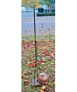 Antique Copper Lightning Rod with Globe Vintage old - £120.31 GBP