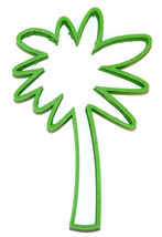 Palm Tree Tropical Island Vacation Peace Cookie Cutter 3D Printed USA PR592 - £2.42 GBP