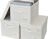 Pearl White, 3-Pack Of Granny Says Storage Baskets For Organizing, Linen... - £35.15 GBP