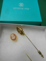 Great Collectible STITCH FIX 2 Hat Pins...one is a Cameo and one is AVON - £11.60 GBP