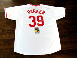 DAVE PARKER COBRA CINCINNATI REDS HOF SIGNED AUTO VINTAGE JERSEY JSA AUT... - $296.99