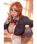 Bleach - Orihime Inoue (Oppai) - 4 x 6 Inches Art Print Photograph - $111.97 MXN