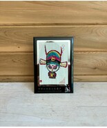 Framed Shadow Play Chinese Folk Art Glass 6 x 4 - $556.90 MXN