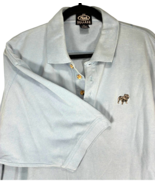 Mack Bulldog Basics Combed Cotton Polo Shirt Pale Blue Men&#39;s size 2XL - $35.68 CAD