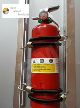 FIRE EXTINGUISHER HOLDER BRACKET WALL SECURITY SAFETY UNIVERSAL TRAILER 107 - $18.95