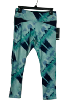 ASICS Mujer Atletismo Reversible Capri Tobillo Leggings, Azul Abstracto,... - $39.59