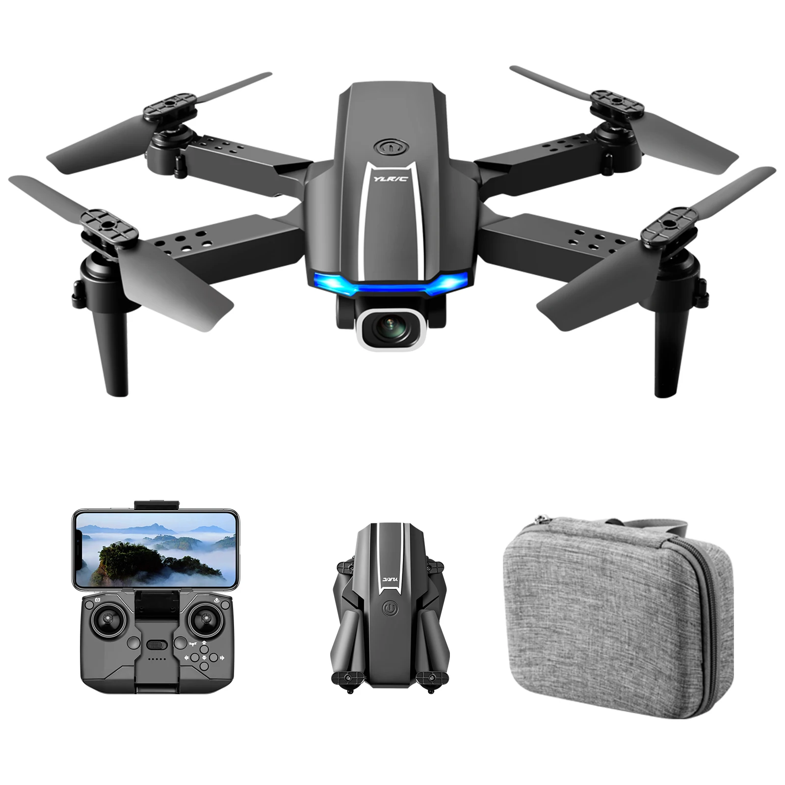 YLR/C S65 RC Drone with 4K Dual Camera RC Quadcopter with Function Trajecto - £29.25 GBP+
