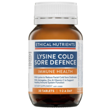 Ethical Nutrients Lysine Cold Sore Defence 30 Tablets - £72.80 GBP