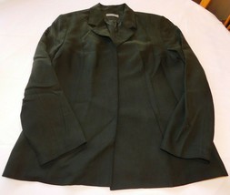 Kate Hill Women&#39;s Ladies blazer sport jacket Silk Black Size 14 GUC **Spot - £20.26 GBP