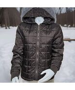 Spiewak &amp; Sons Puffer Jacket Womens Size L Brown Thinsulate Hooded Quilt... - €24,71 EUR