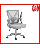Swivel Computer Chair with Flip-Up Arms &amp; Adjustability for Home Office ... - $93.05