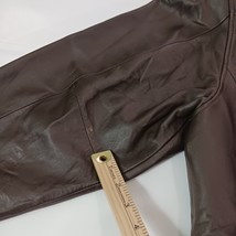 Preswick & Moore Outwear Men's  Brown Genuine Leather Jacket Size Large image 4
