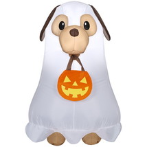 Halloween Ghost Dog Airblown Yard Inflatable  24 in X 35.82 in X 25 in 0.87 Lb - £27.57 GBP