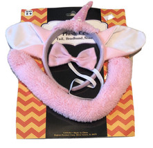 Unicorn Headband Ears Tail Bow tie Pink Costume Accessory Kit NEW - £5.57 GBP