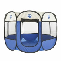 Pop Up Dog Playpen Cage 31 Inch Small Medium Cats Dogs Puppy Indoor Outdoor - £39.90 GBP