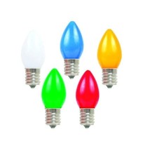 Christmas Light Bulbs C7 Incandescent 25-ct Multicolor By Holiday Bright... - $290.88 MXN