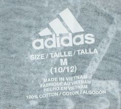 Adidas AA4928 Medium 10/12 Cross Over Black White Short Sleeve T-Shirt image 3