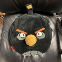 Angry Birds Black Bird 12-13&quot; Plush Beanie bead stuffed animal Pillow Bomb - £19.11 GBP