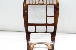2000-2002 MERCEDES W215 CL500 CL55 S600 CENTER CONSOLE RADIO WOOD TRIM P7264 image 3
