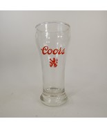 Coors Vintage Beer Drinking Glass Clear w/Red Lion Logo 1970s 8oz  UOKK4 - £4.80 GBP