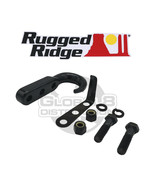 Rugged Ridge Black Steel Tow Hook for 1942-2002 Jeep CJ Wrangler YJ TJ - £10.44 GBP
