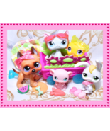 Authentic Littlest Pet Shop LPS SPRING BASKET 244 246 Shorthair Cat Grea... - $154.75