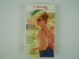 Erin Brockovich VHS Video Tape Julia Roberts - £6.32 GBP