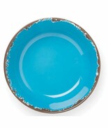 Set of Four (4) Fox Run ~ Melamine ~ Distressed ~ TEAL BLUE ~ 23 oz.  ~ ... - €34,24 EUR