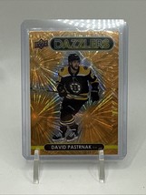 2021-22 Upper Deck Gold Dazzlers #DZ-5 David Pastrnak Boston Bruins - $5.94