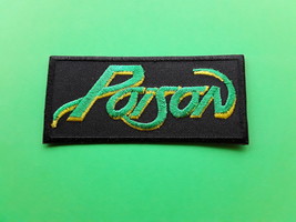 POISON AMERICAN HEAVY ROCK METAL POP MUSIC BAND EMBROIDERED PATCH  - $4.99