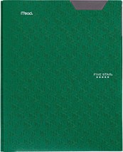 Five Star 2 Pocket, Stay-Put Folder, Forest Green Pocket Prong + Study A... - $13.55