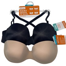 Warner&#39;s Bra Underwire Convertible Cushioned Contour No Digging No Poking 1693 - £24.89 GBP