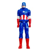 Captain America 12in Marvel Titan Hero Series Action Figure No Shield Loose - $129.27 MXN