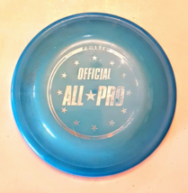Wham-O Official ALL-PRO Frisbee Toy 1975 Blue Flying Saucer Disc Game FB-19 - $19.73