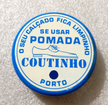 COUTINHO 5 ✱ Vintage Antique Grease Tin Can Shoe Polish Portugal 70´s Full - £11.15 GBP