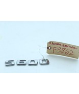 00-06 MERCEDES-BENZ S600 Rear Trunk Emblem Badge F3862 - $72.31 CAD