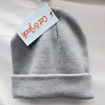 Cat & Jack Boy's 2T- 5T Gray Beanie One Size Fits Most image 2