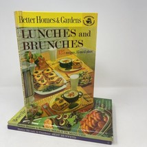 Lot of 3 Better Homes and Gardens Creative Cooking HB Lunches Buffets Meals - £7.88 GBP