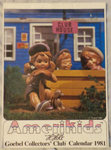Amerikids Holt Goebel Collectors Club Calendar 1981 - $7.19