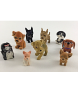 Barbie Pets Collectible Figures Fuzzy Flocked Puppy Dog Dogs Mattel Toy ... - $30.64