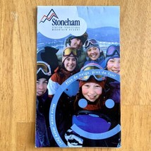 2003-2004 STONEHAM Mountain Resort Ski Trail Map Quebec Canada - £10.32 GBP