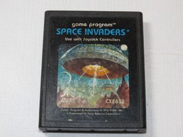 Game Program Space Invaders 1978 CX2632 Atari vintage video cartridge RARE VTG - £10.07 GBP
