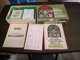 Vintage Parker Brothers Mille Bornes French Card Game (1962) - £22.65 GBP