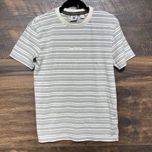 Quicksilver Striped T-Shirt Small Petite Blots Tee Short Sleeve Center L... - £7.64 GBP