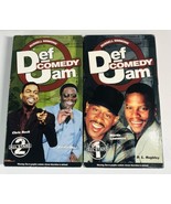 Def Comedy Jam, Vol. 1 &amp; 2 VHS Bernie Mac, Chris Rock, Martin Lawrence - £4.64 GBP